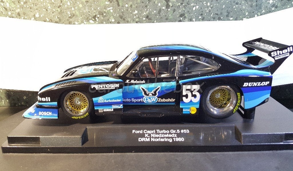 Ford Capri Turbo GR5 #53 zwart 1/18 MCG MCG050, Hobby en Vrije tijd, Modelauto's | 1:18, Verzenden, Nieuw, Auto, Overige merken