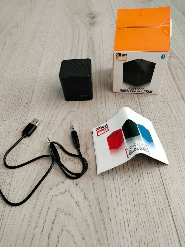 Trust urban rechargeable wireless speaker kubus, Overige merken, Gebruikt, Verzenden, Draagbare speaker