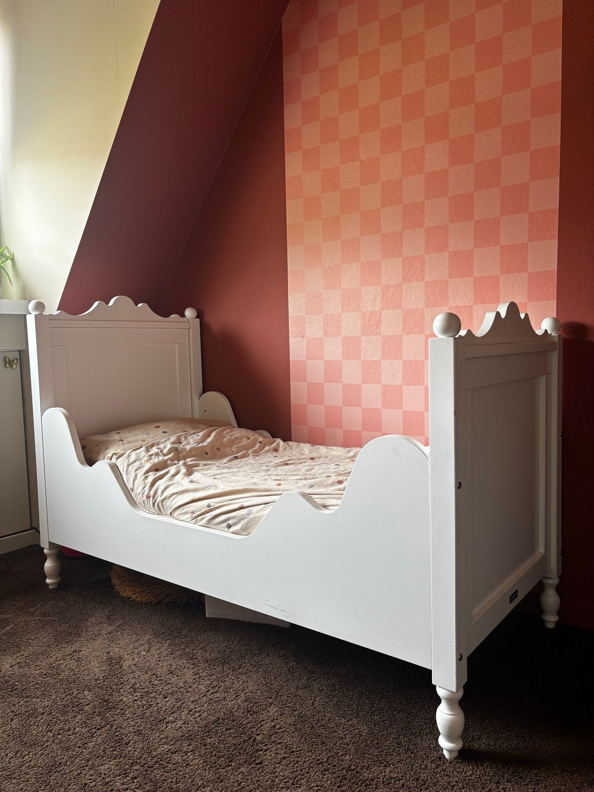 Bopita Peuterbed 70x150 met lattenbodem, Ophalen, Gebruikt, 70 tot 85 cm, 140 tot 160 cm