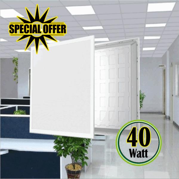 BACK-LIT LED PANEEL | LEDA | 60X60CM | 40W, 30 tot 60 watt, Led-lamp, Premium Nergens Goedkoper, Nieuw