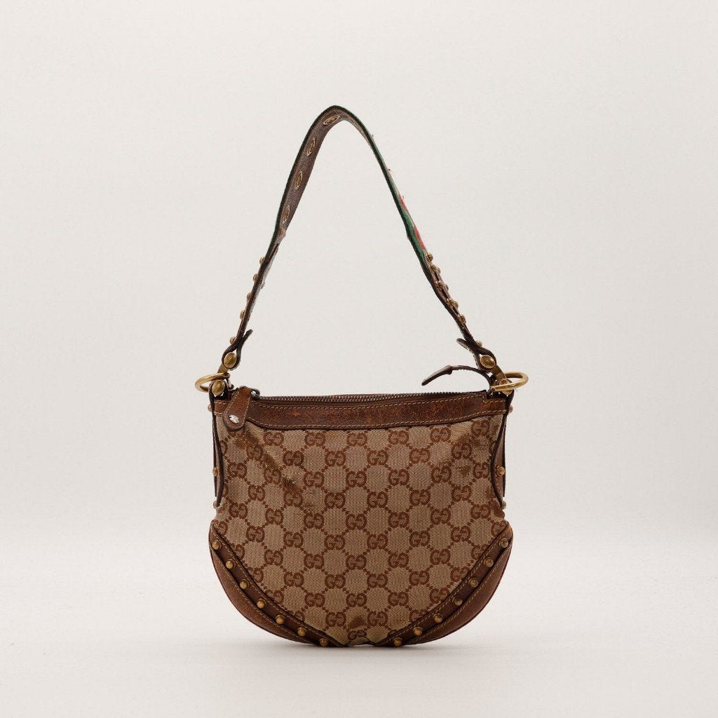 Gucci Mini Pelham handtas, Verzenden, Gebruikt, Groen, Handtas