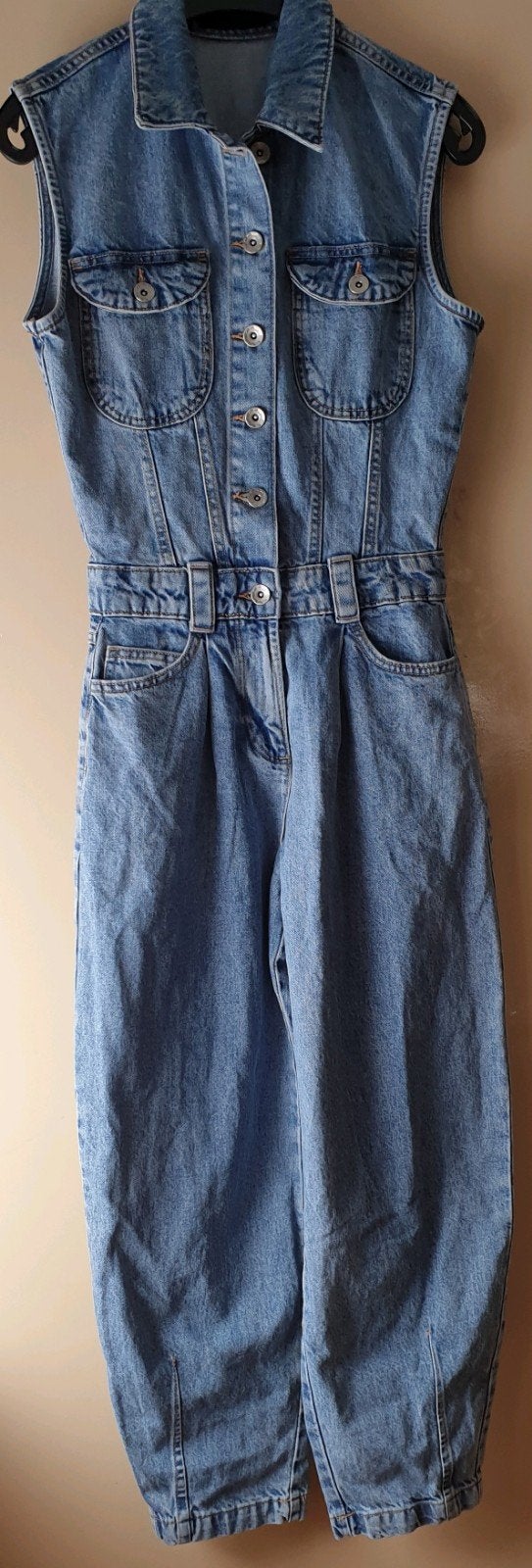 Leuke blauwe ZARA spijkerstof overall, Blauw, Zara, Ophalen of Verzenden, Maat 34 (XS) of kleiner