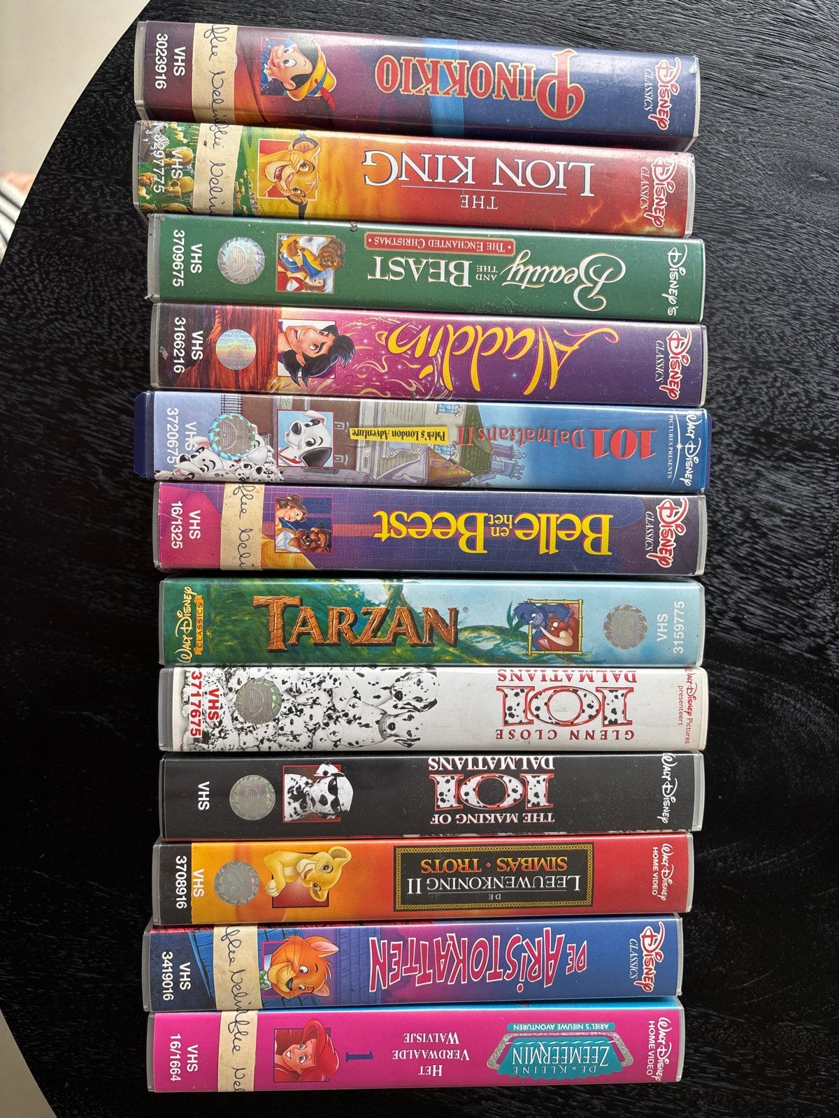 Disney VHS Collectie - 12 Klassieke Films, Gebruikt, Animatie, Verzamelbox, Alle leeftijden