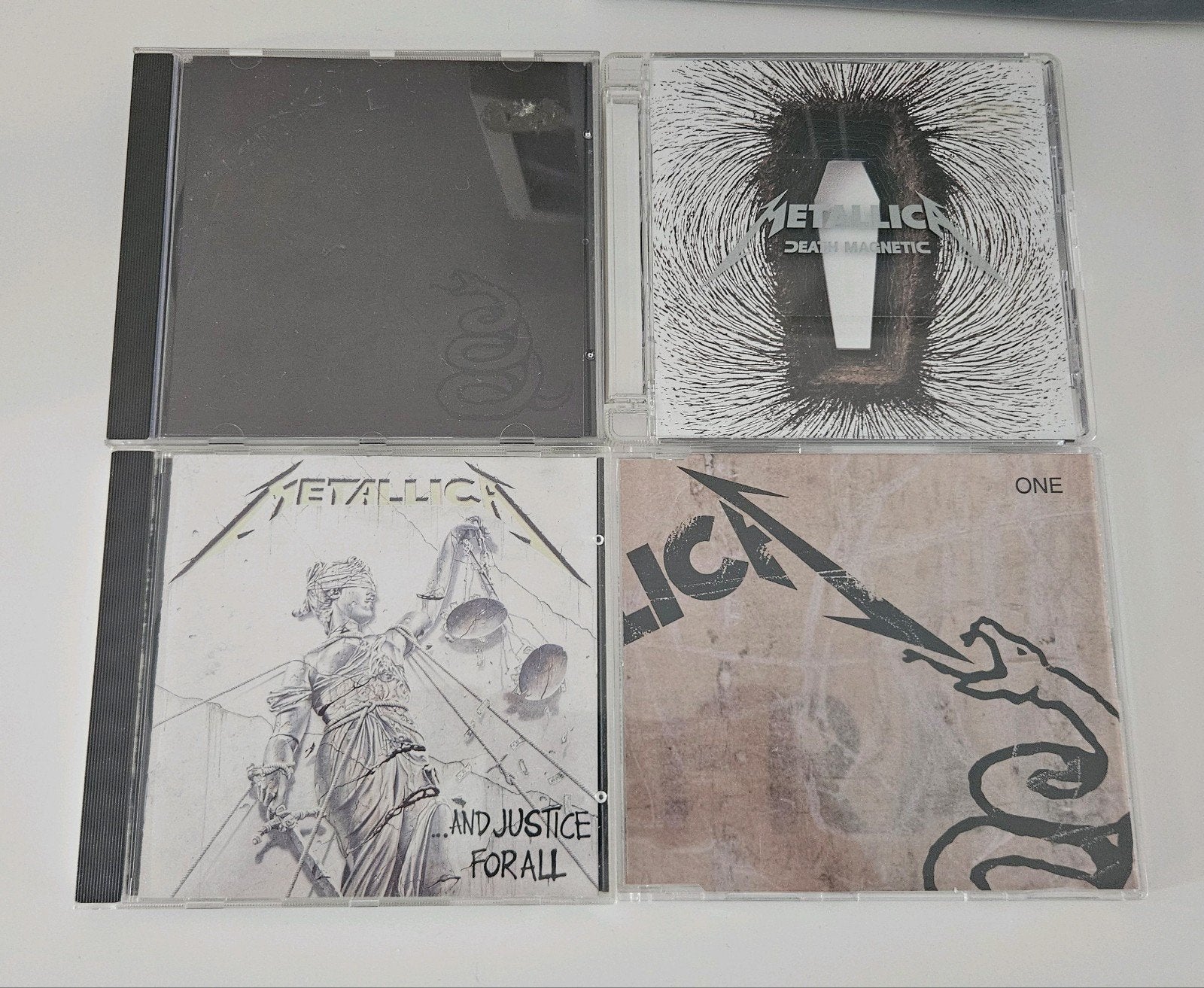 Metallica, And Justice for All, Death Magnetic, One, CDs, Heavy metal, Ophalen of Verzenden, Zo goed als nieuw, Inclusief doosje