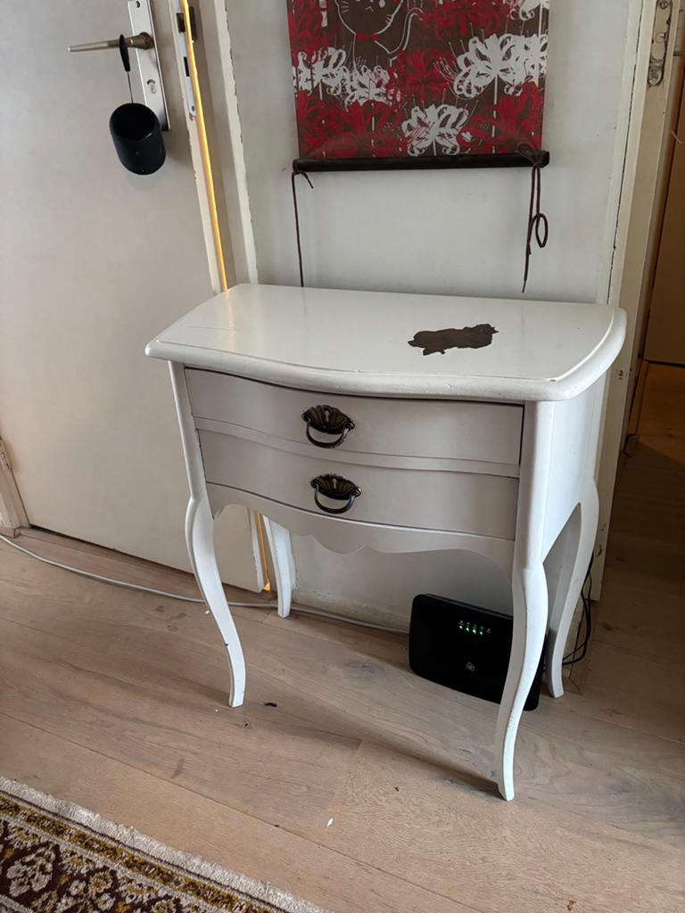 Bijzet tafel barok vintage, Ophalen, Gebruikt, 50 tot 100 cm, 25 tot 50 cm