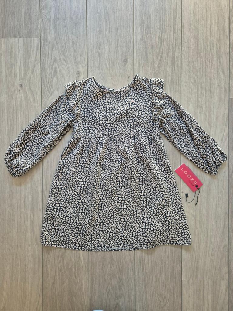 Looxs jurk jurkje bloemetjes mt 110, Kinderen en Baby's, Kinderkleding | Maat 110, Ophalen of Verzenden, Zo goed als nieuw, Meisje