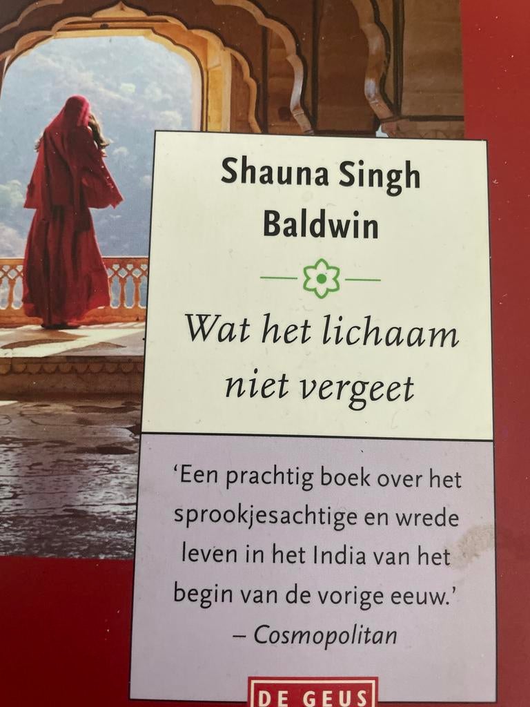 Wat het lichaam niet vergeet - Shauna Singh Baldwin, Ophalen of Verzenden, Gelezen, Wereld overig