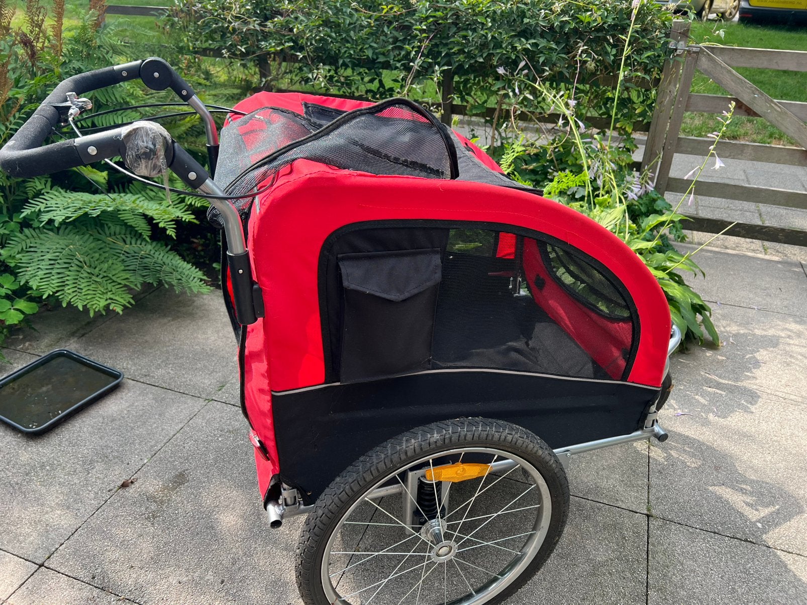 Honden fietskar Large, Dieren en Toebehoren, Honden-accessoires, Ophalen, Zo goed als nieuw