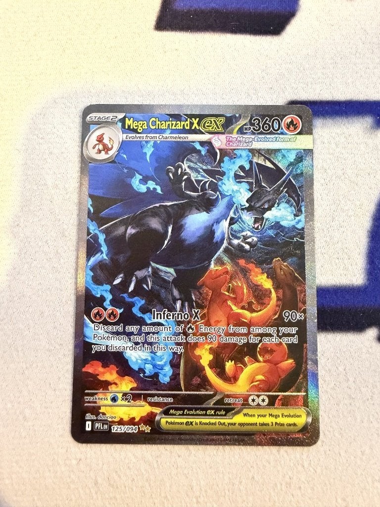 Phantasmal Flames Mega Charizard X ex (PFL 125) 125/094, Verzenden, Zo goed als nieuw