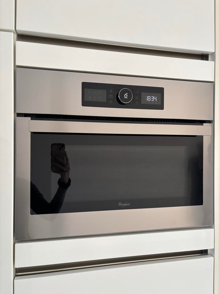 Inbouw combi-oven Whirlpool, Witgoed en Apparatuur, Ovens, Oven, Hete lucht, 60 cm of meer, Zo goed als nieuw