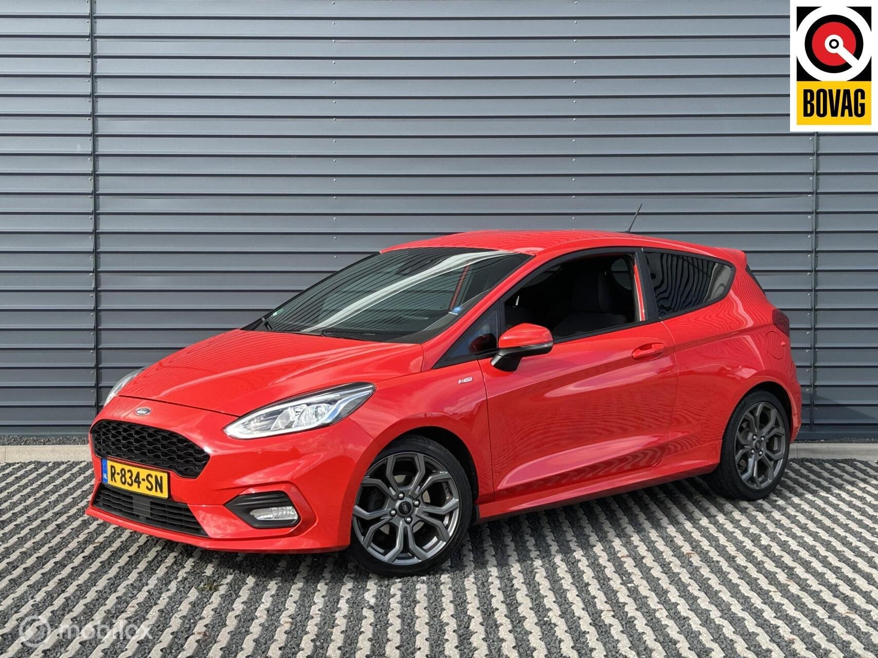 Ford Fiesta 1.0 EcoBoost Red Edition | ST Line, Auto's, Voorwielaandrijving, Stof, Met garantie (alle), Bedrijf