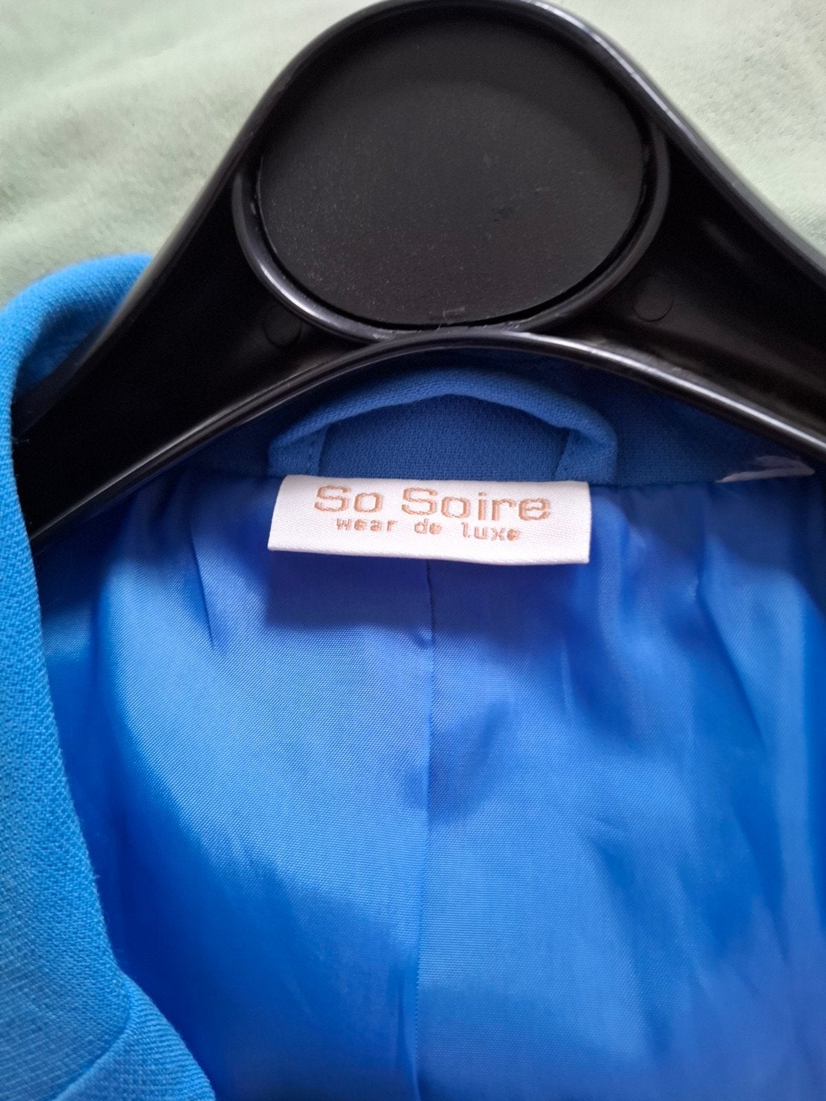 kobalt blauw dames broekpak, voor maten zie beschrijving., Kleding | Dames, Ophalen of Verzenden, Zo goed als nieuw, Maat 42/44 (L)
