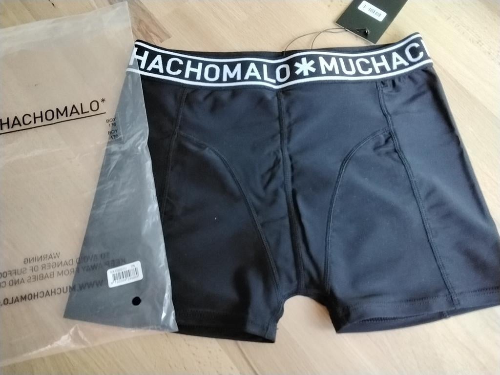 Zwarte Muchachomalo zwemboxer, zwembroek maat 176 NIEUW, Ophalen, Nieuw, Maat 176, Zwembroek
