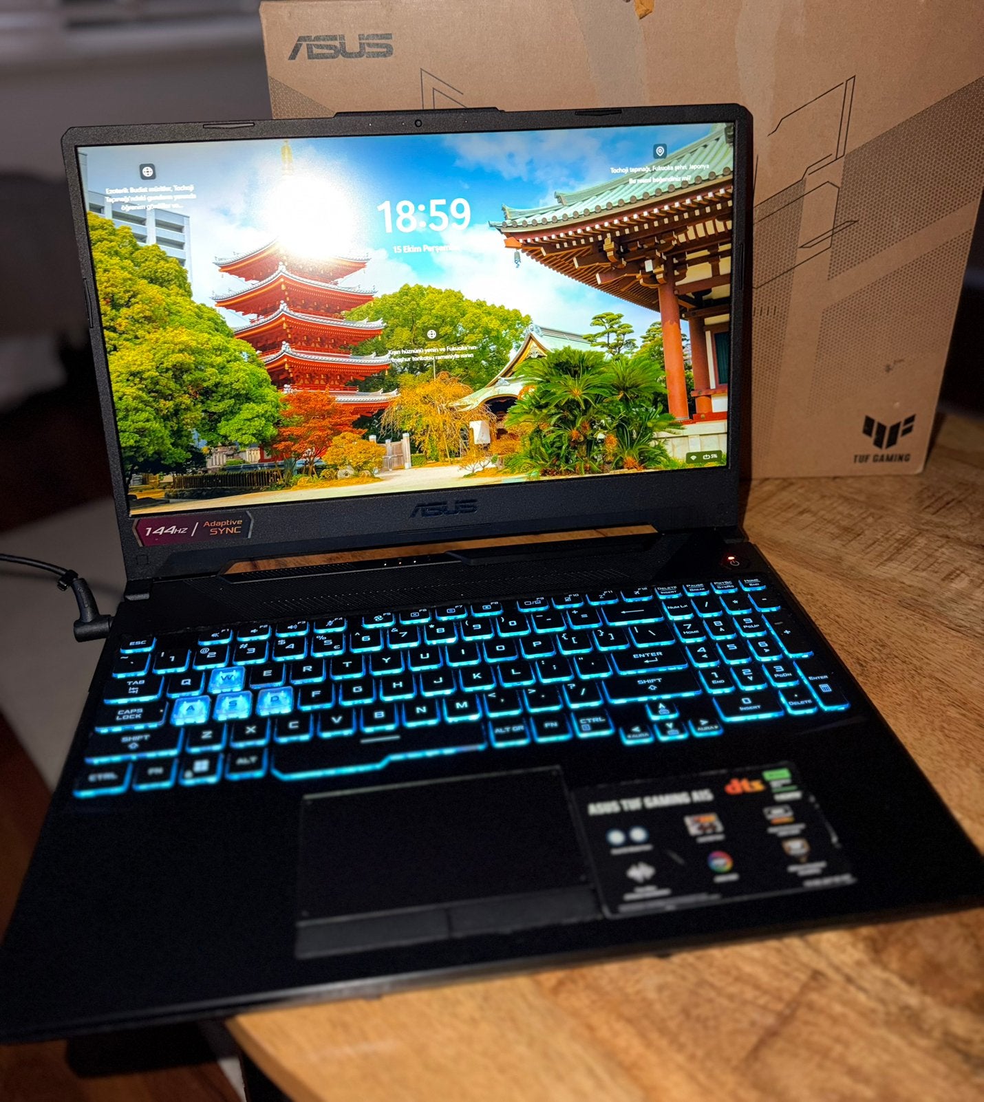 ASUS TUF Gaming A15 – Gaming Laptop-Zeer goed, Computers en Software, Ophalen, 15 inch, Zo goed als nieuw, Gaming