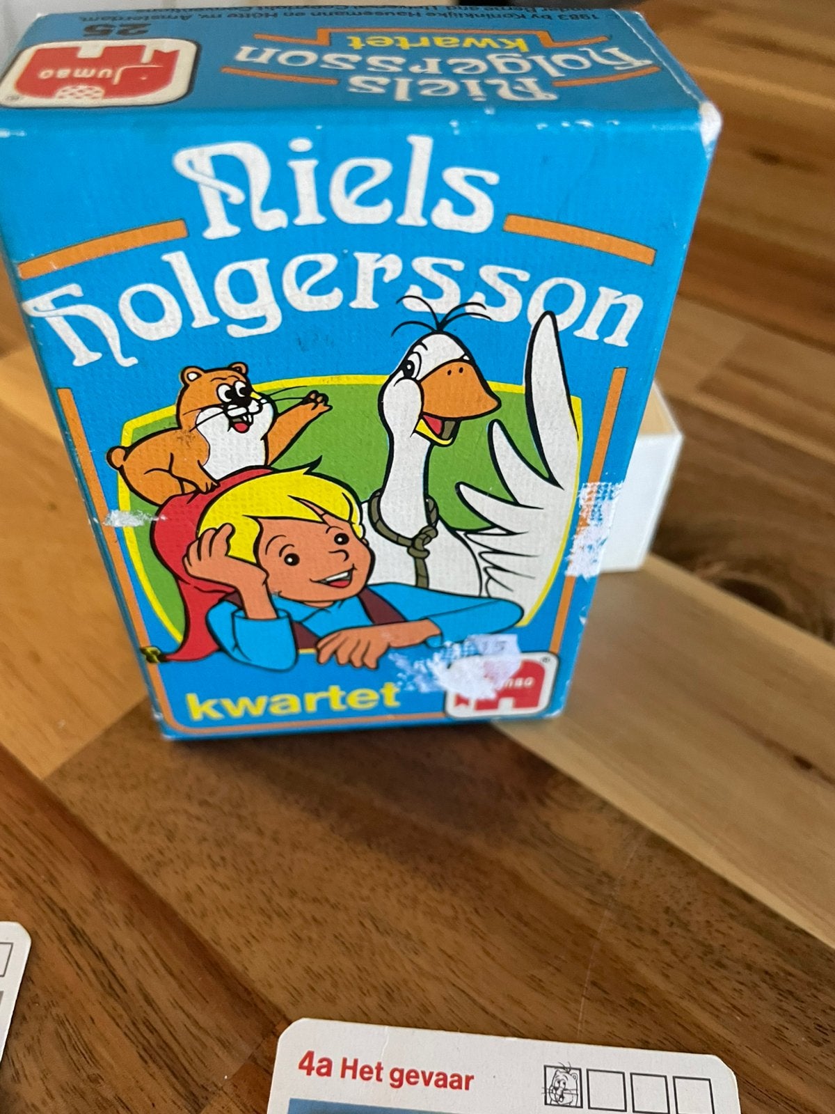 Kwartet Niels Holgersson kaartspel, Ophalen of Verzenden, Gebruikt, Kwartet(ten)