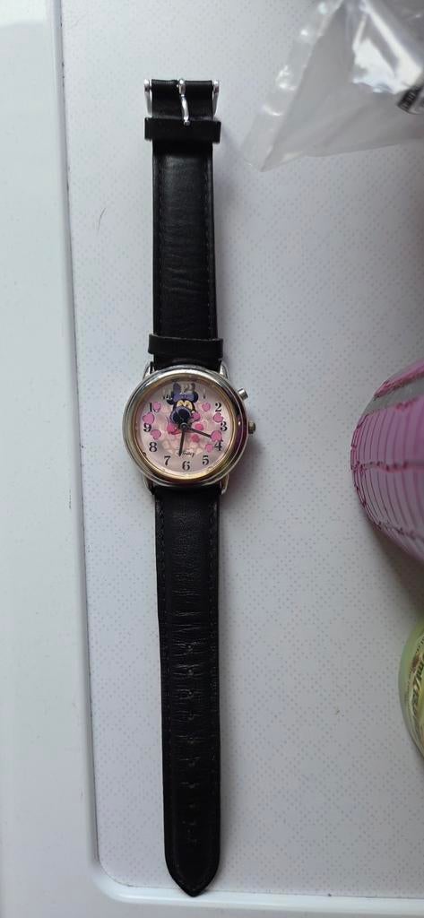 Vintage disney minnie mouse horloge, Ophalen of Verzenden, Jongen of Meisje