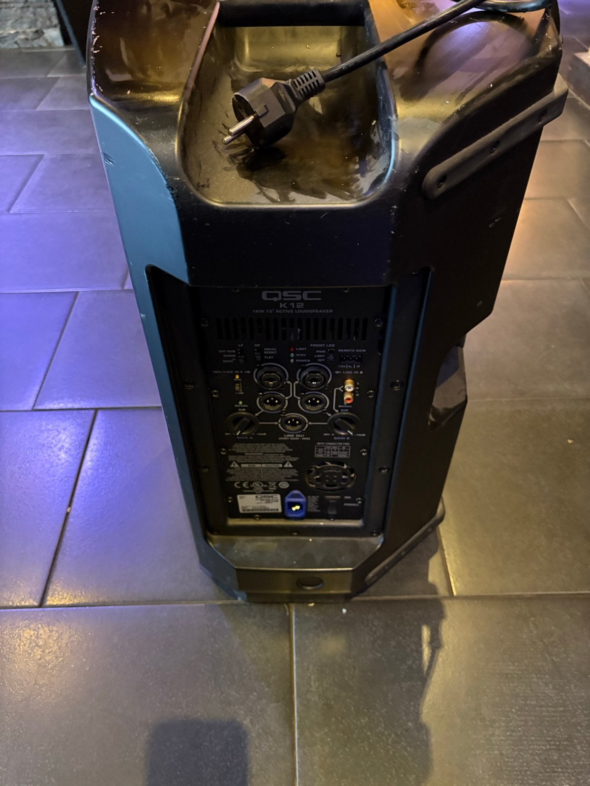 QSC K10 10 inch actieve speakerset, Ophalen of Verzenden, Gebruikt, Party speaker, Overige merken