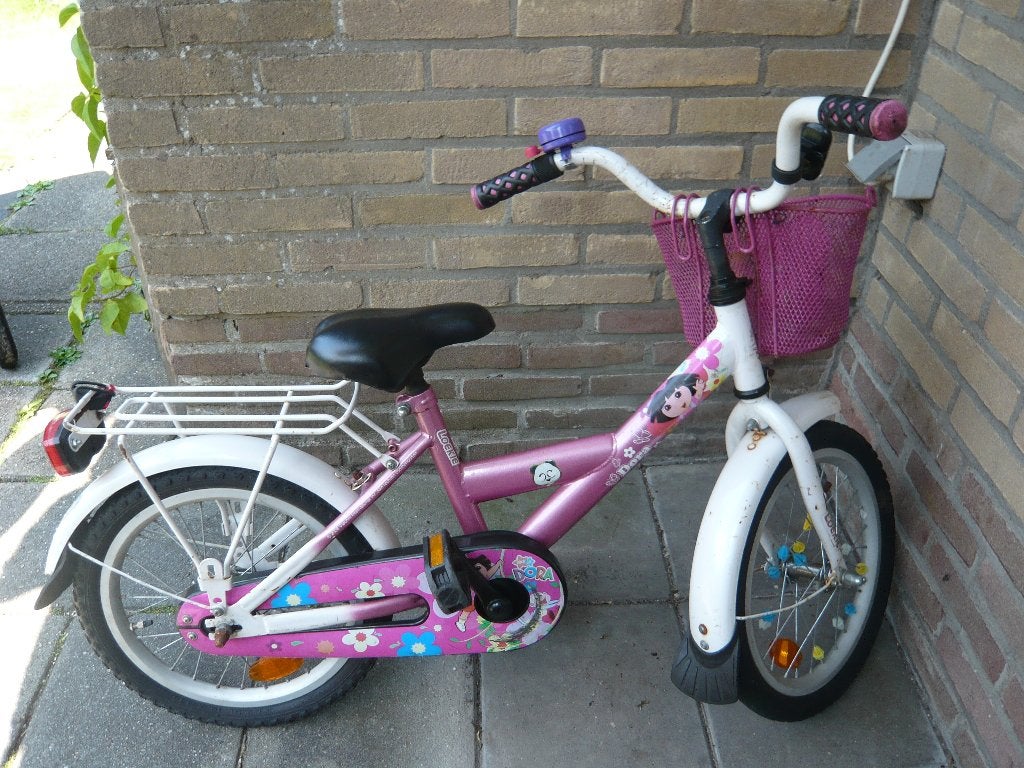 leuk kinderfietsje, Ophalen, Gebruikt, Minder dan 16 inch