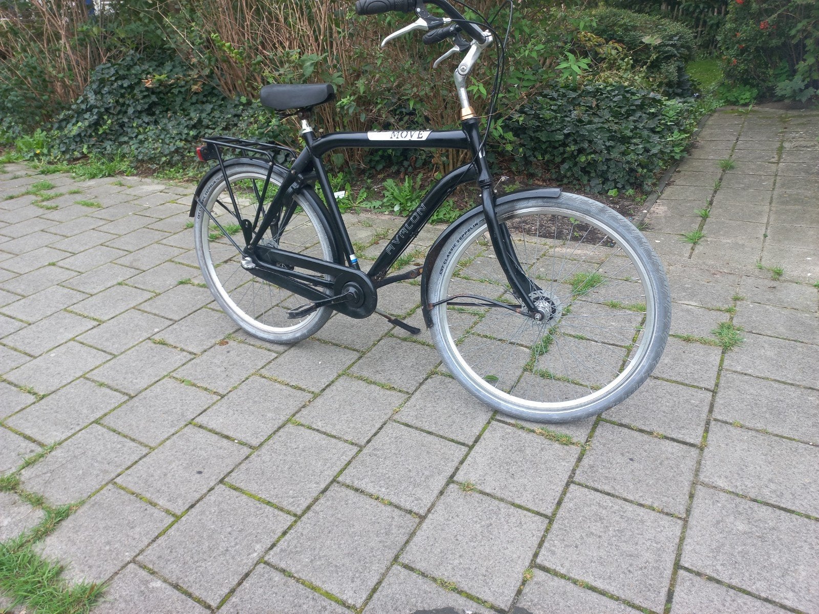 Herenfiets  met  original  sleutel, Gebruikt, Velgrem, Versnellingen, Ophalen of Verzenden