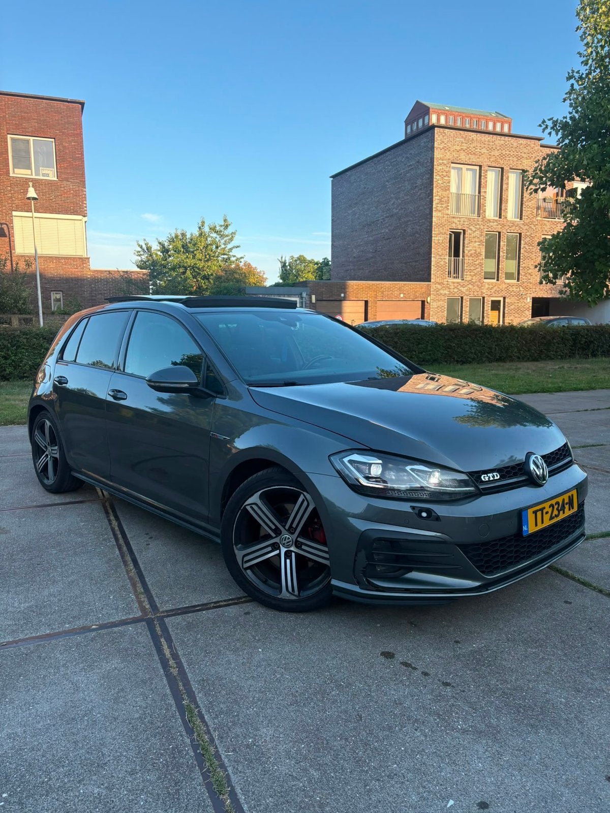 Volkswagen Golf 7.5 2.0 TDI 184pk 5D DSG 2018 Grijs., Auto's, Volkswagen, Particulier, Golf, Diesel, G, Hatchback, Automaat, Geïmporteerd
