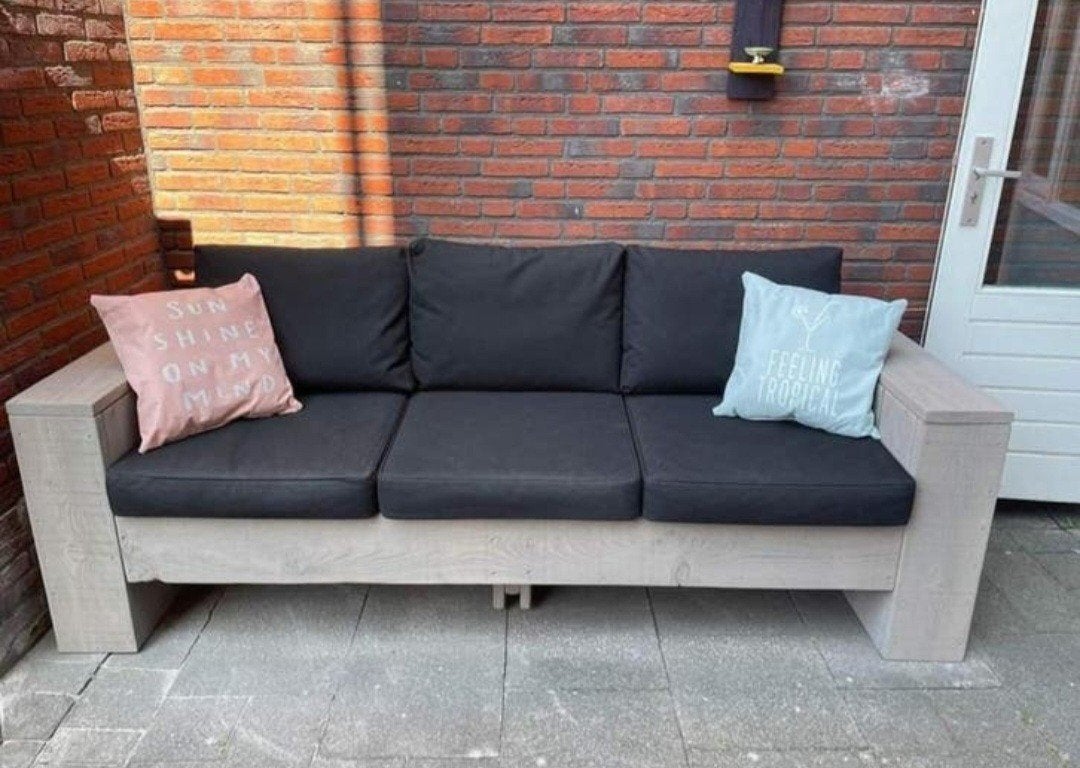 Douglas/steigerhout bank loungebanken tuinbank, Ophalen of Verzenden