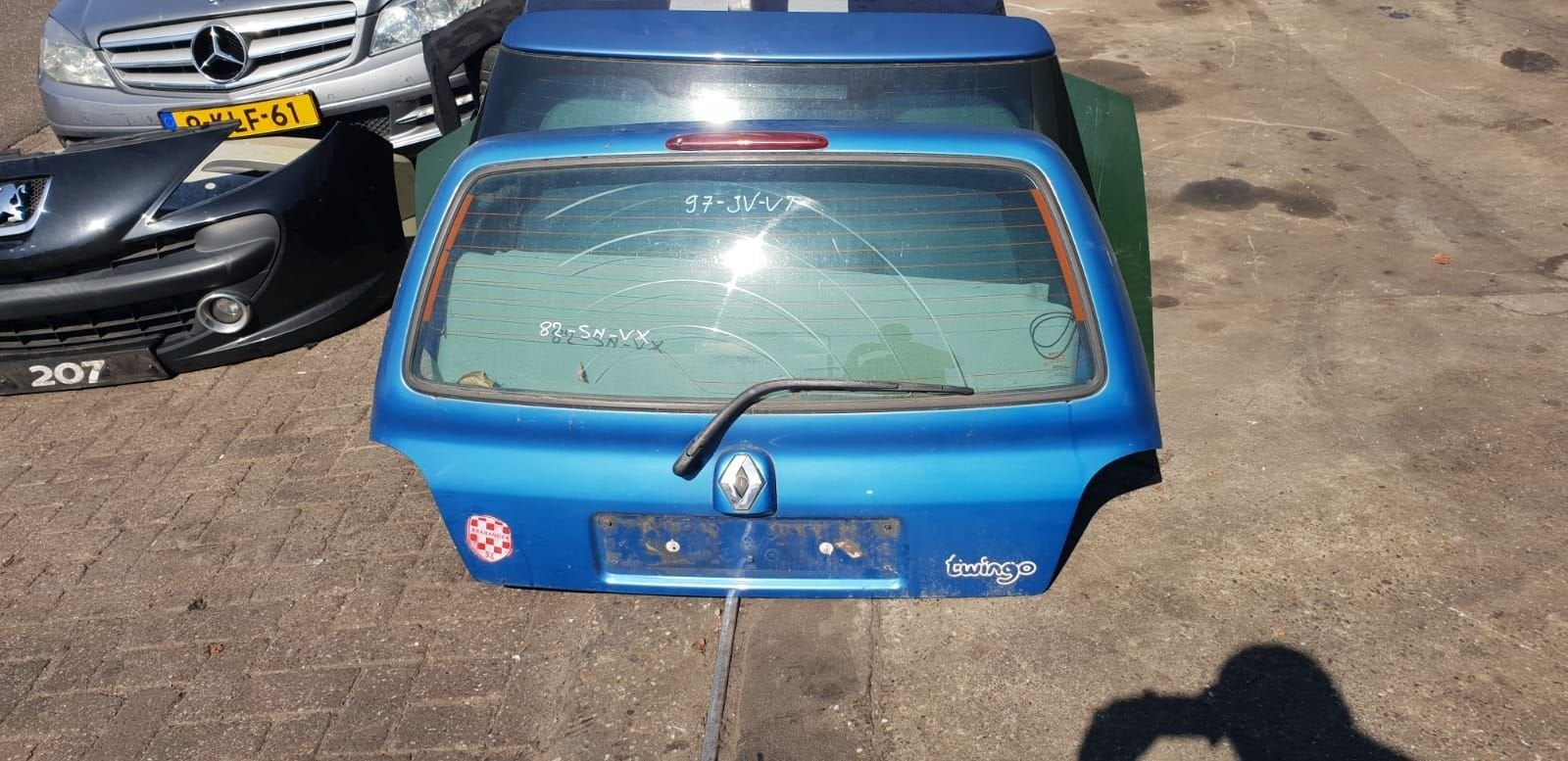 RENAULT TWINGO ACHTERKLEP BJ 2003, Auto-onderdelen, Gebruikt, -, Ophalen of Verzenden, Achter