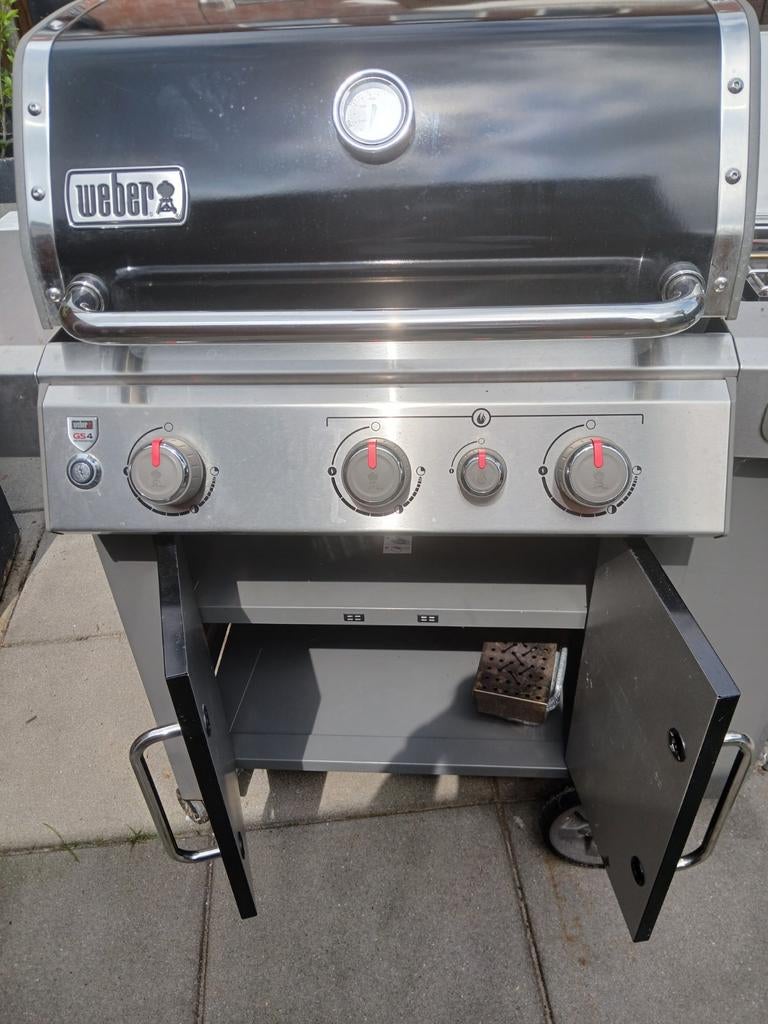 Weber Genesis II GS4 Gas barbecue / BBQ - Zo goed als nieuw, Ophalen of Verzenden, Zo goed als nieuw, Weber