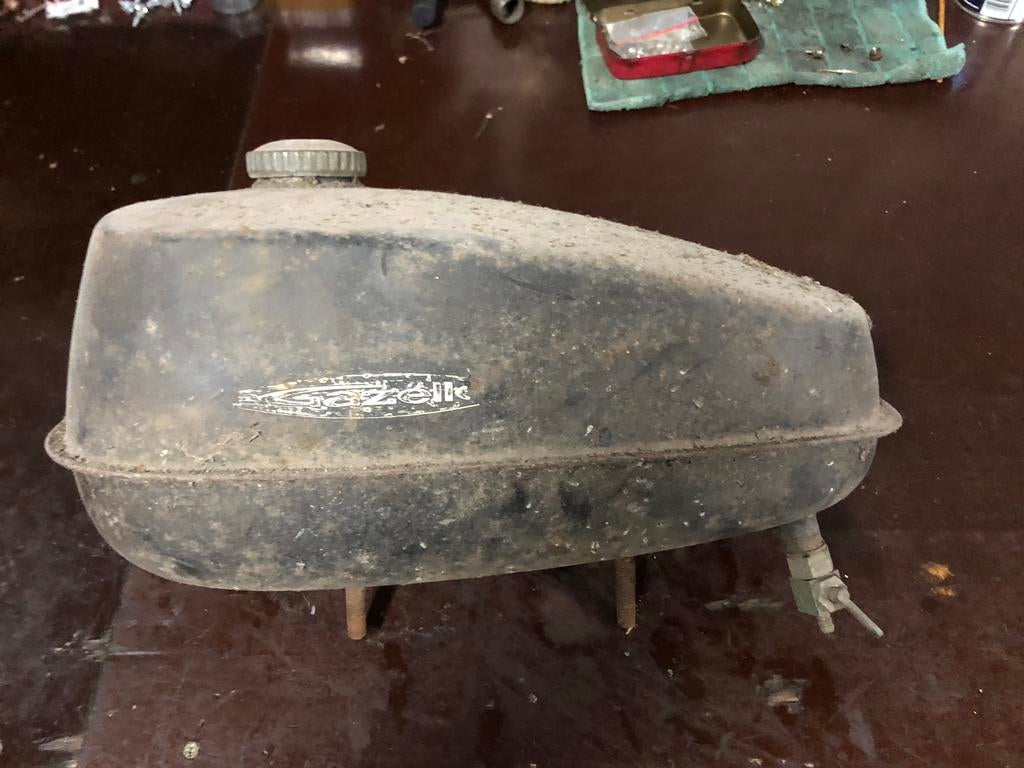 Bakbrommer apollo benzine tank, Ophalen of Verzenden, Zo goed als nieuw, Tank, Overige merken