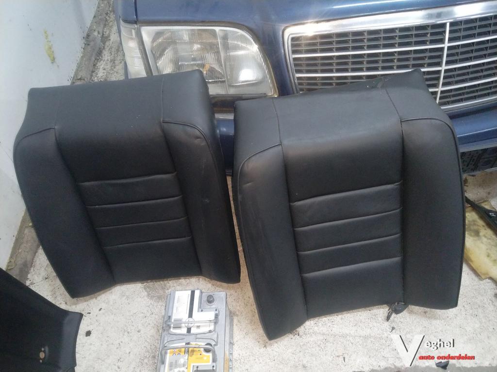 Mercedes w126 sec zwart leren bekleding, Ophalen, Gebruikt, -, -