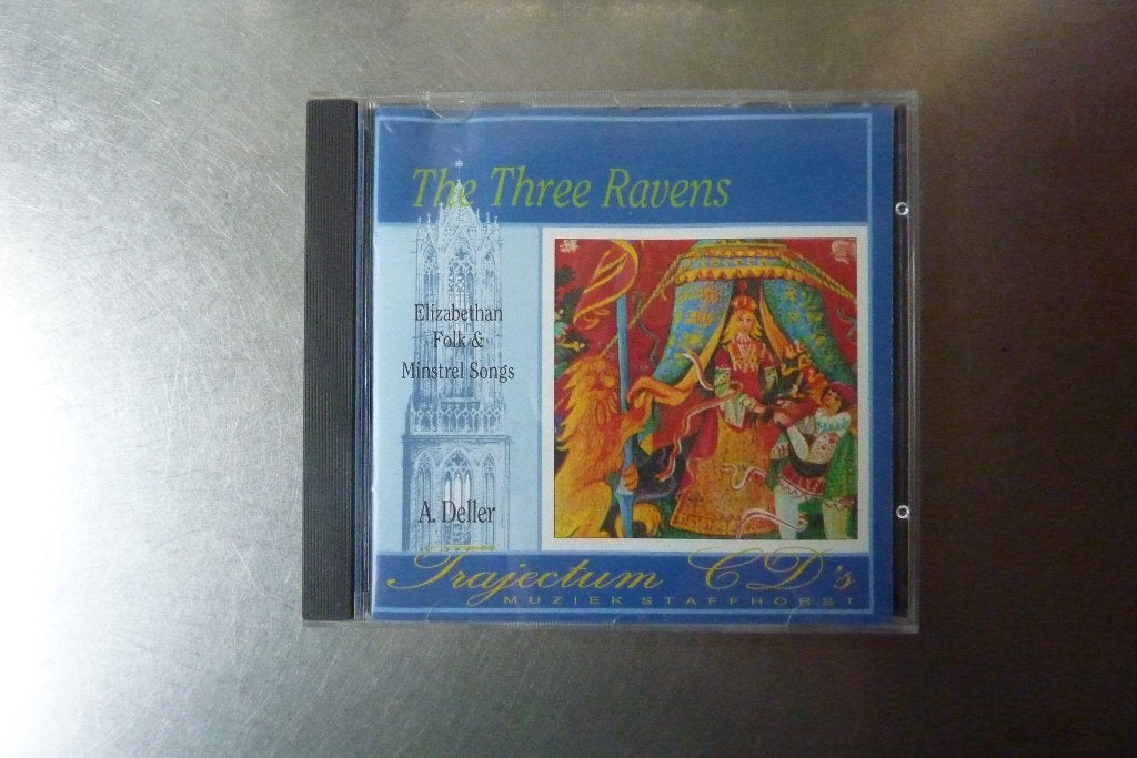 Alfred Deller - The Three Ravens, Ophalen of Verzenden, Middeleeuwen en Renaissance, Zo goed als nieuw, Overige typen