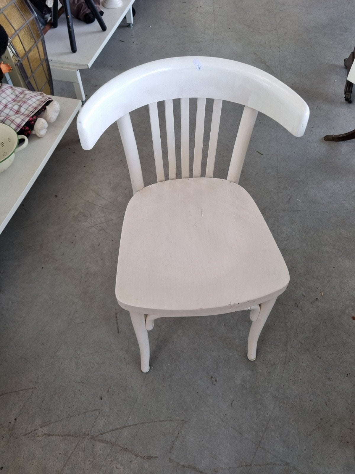 Set van 4 witte houten stoelen, Huis en Inrichting, Stoelen, Ophalen
