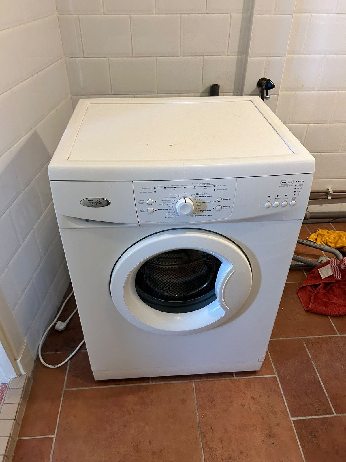 Whirlpool Wasmachine - Goede Staat, Ophalen, 6 tot 8 kg, Voorlader, 85 tot 90 cm