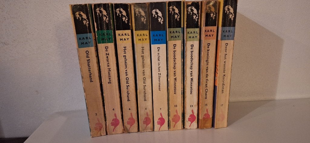 Karl May boeken, Antiek en Kunst, Ophalen, Karl May