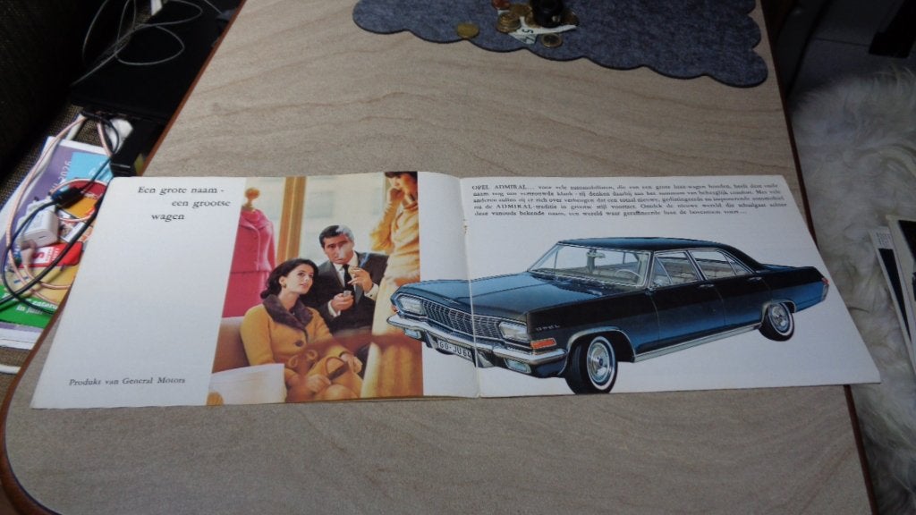 Folder  OPEL  ADMIRAL, Verzenden, Gelezen, Opel