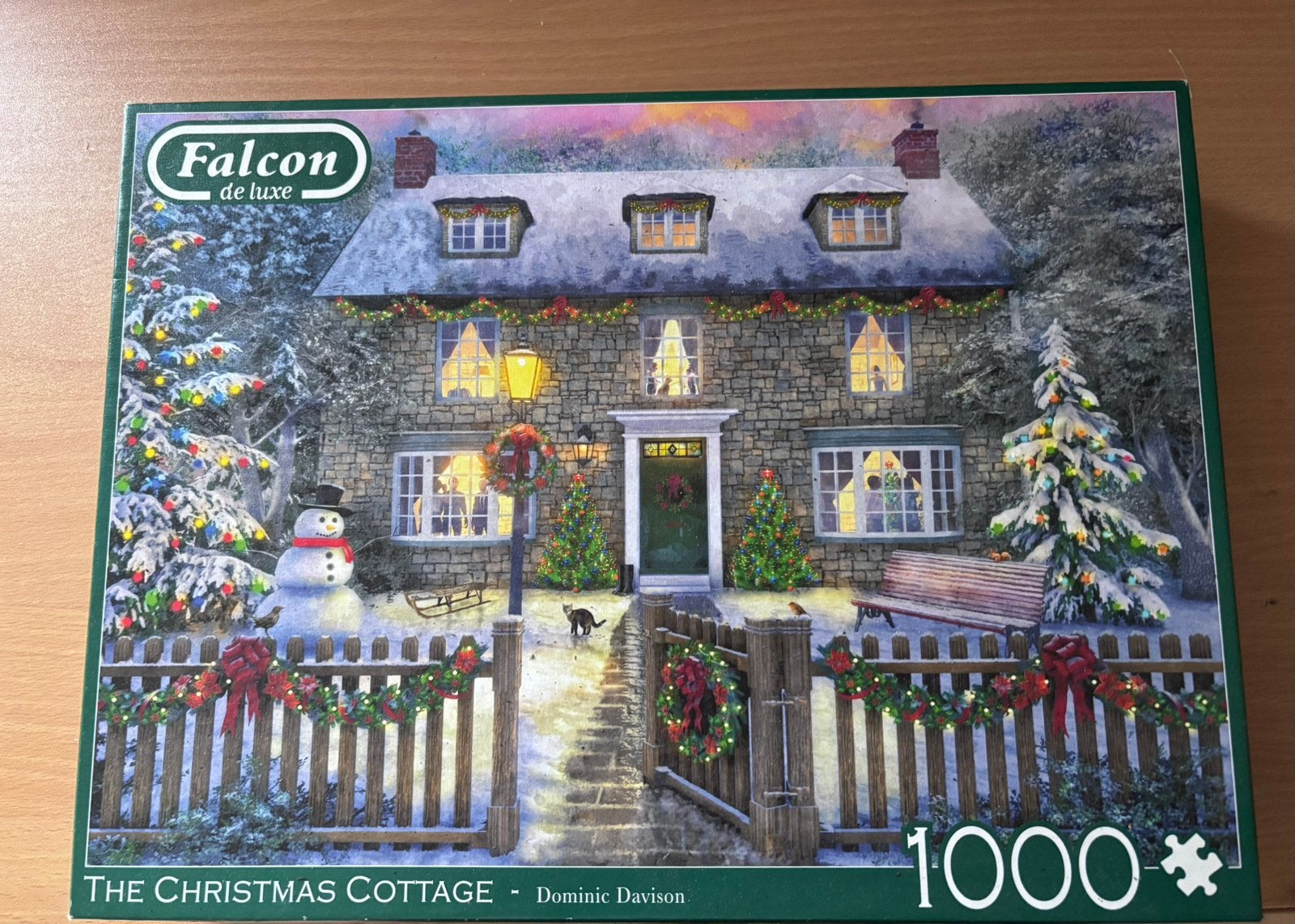 Falcon kerst puzzel 1000 stukjes, Ophalen, Zo goed als nieuw, Overige typen