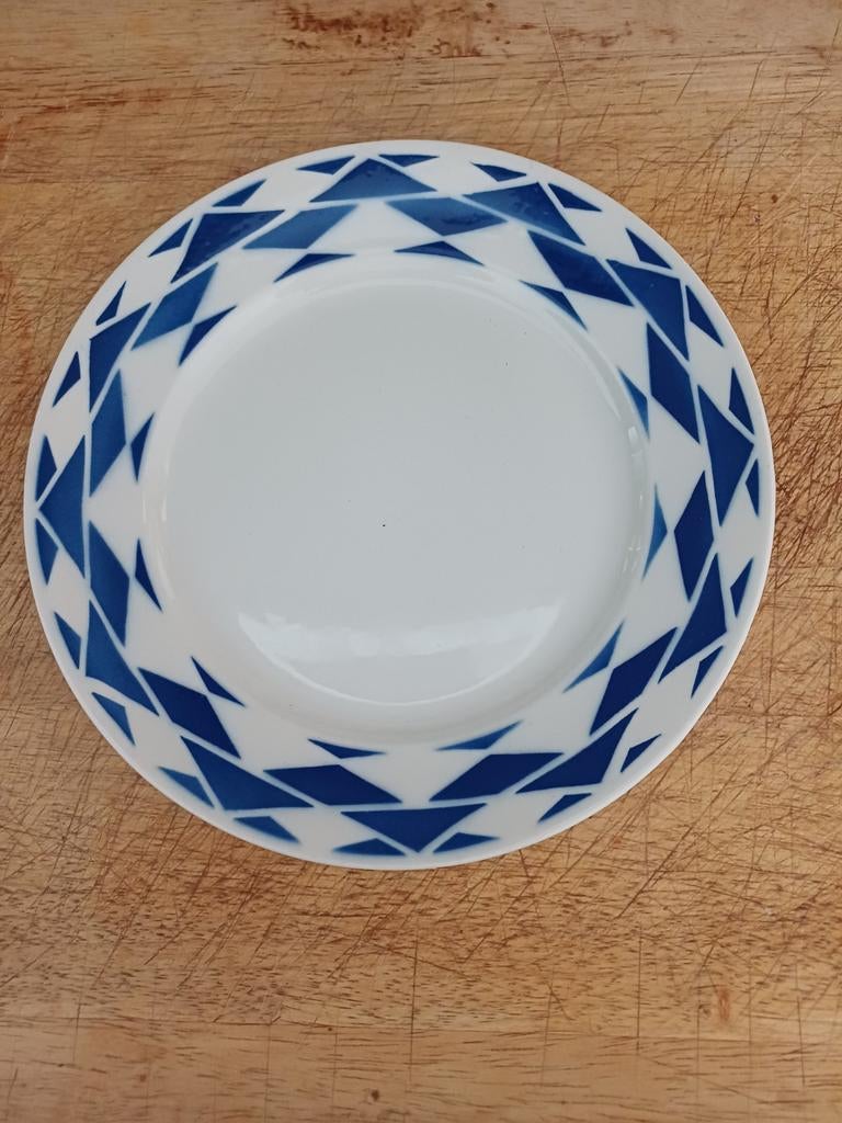 Frans Bord Badonviller Liban blauw wit, Antiek en Kunst, Verzenden