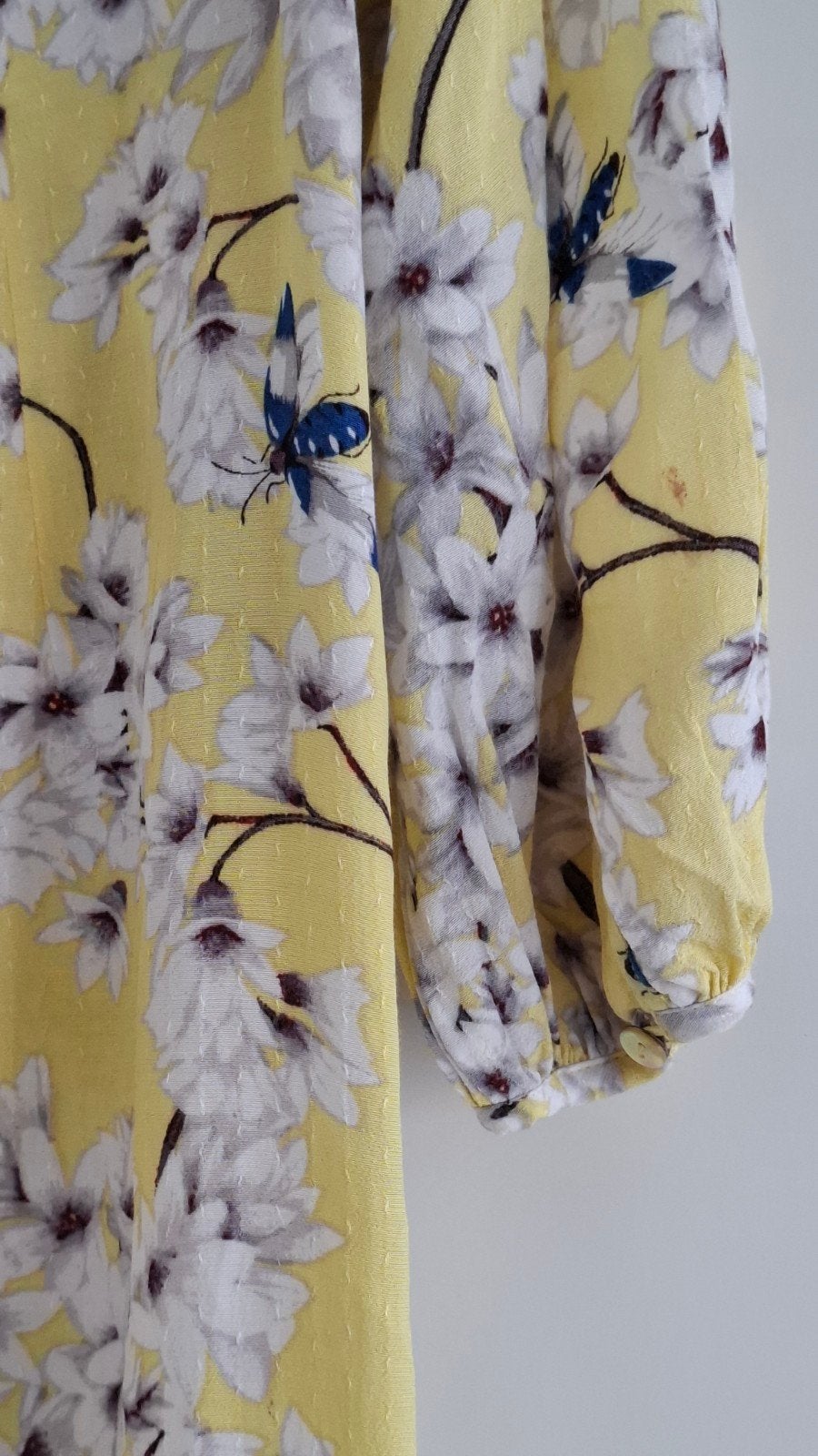 Zomerse jurk met lange mouwen van Anna Glover x H&M, Maat 38/40 (M), H&M, Verzenden, Geel