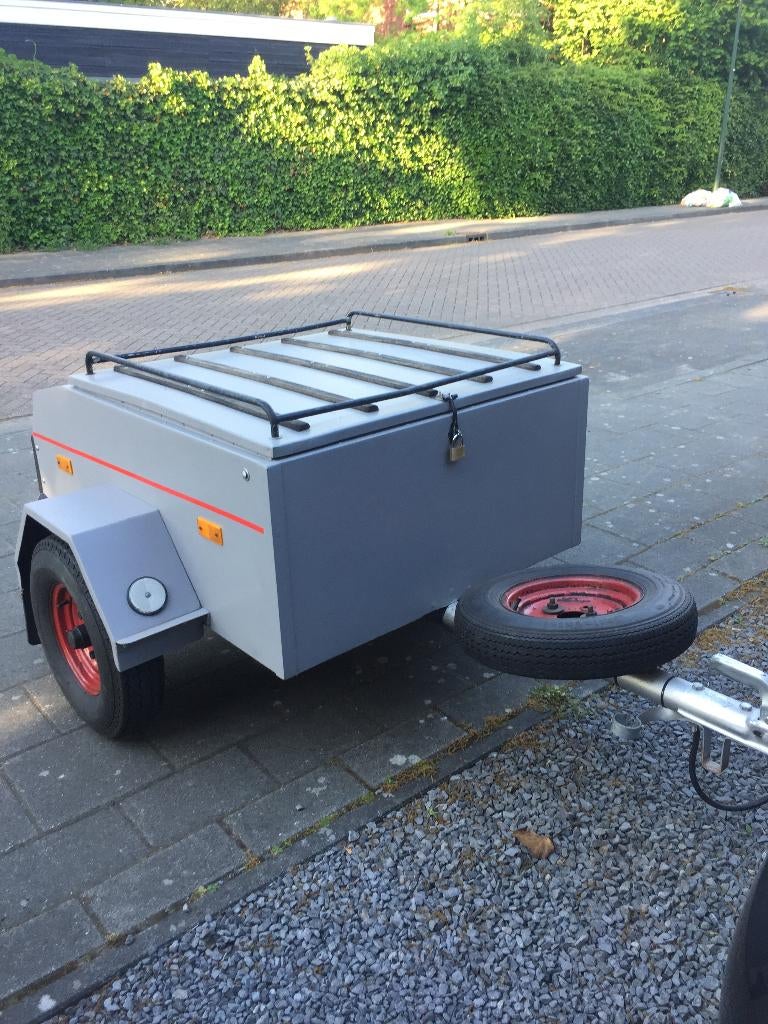 bagagewagen/ aanhangwagen met deksel, Auto diversen, Aanhangers en Bagagewagens, Ophalen, Gebruikt