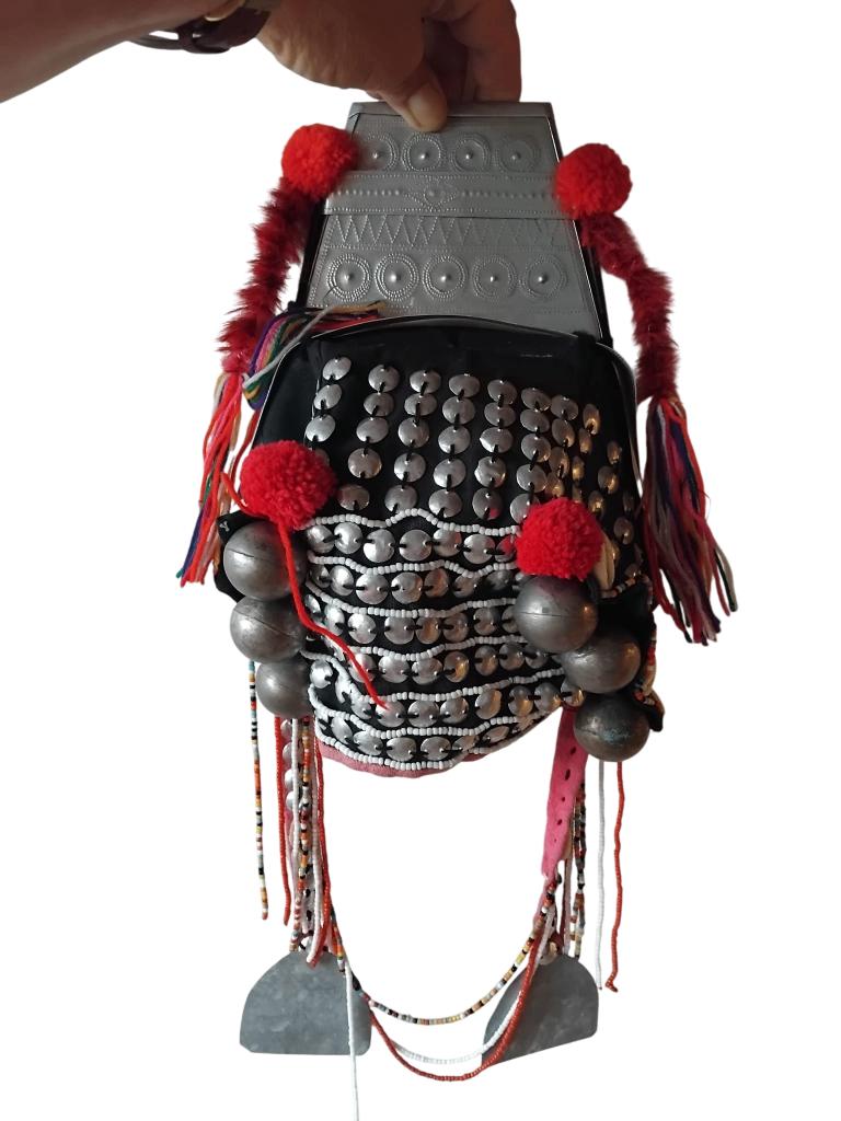 Akha Hill Tribe hoofdtooi, Ophalen of Verzenden