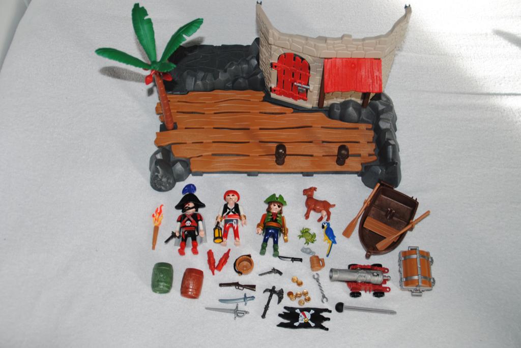 Playmobil Pirates 6146 Superset Piratenfort, Kinderen en Baby's, Speelgoed | Playmobil, Ophalen of Verzenden, Zo goed als nieuw