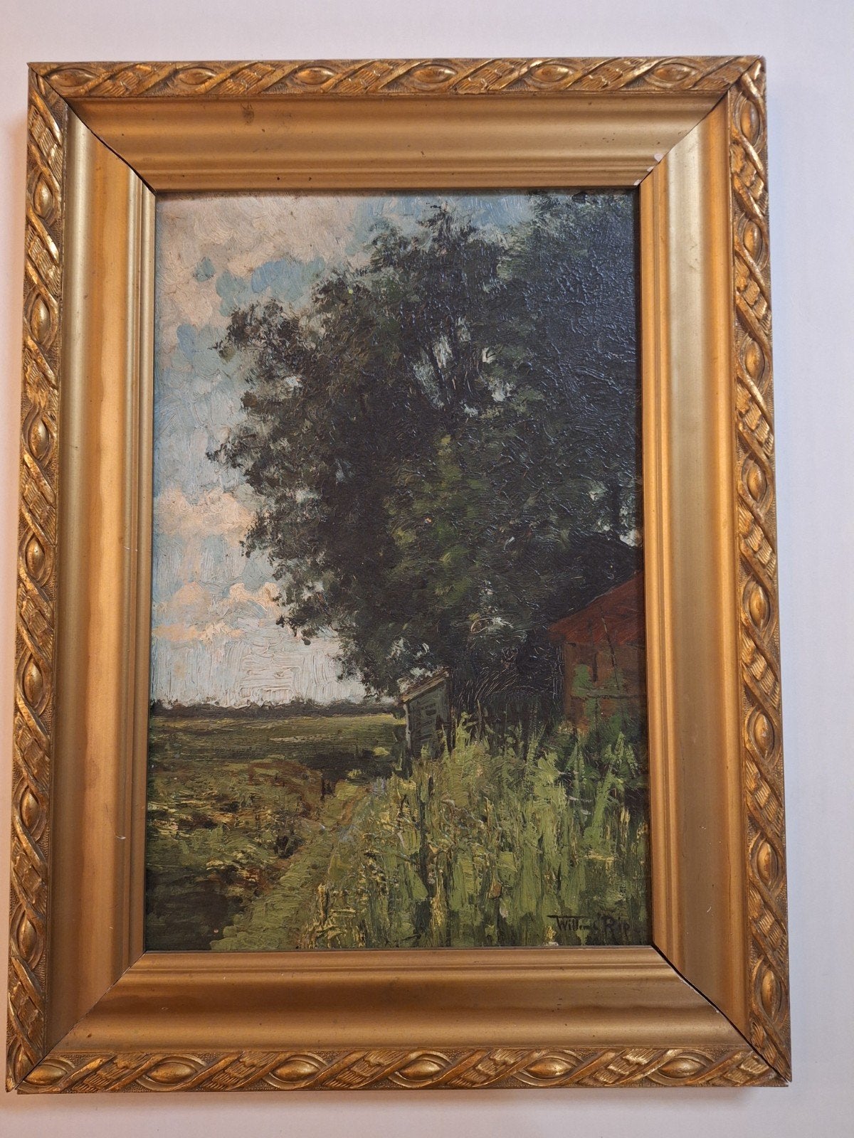 Schilderij Haagse School - Willem Rip - Landschap, Antiek en Kunst, Kunst | Schilderijen | Klassiek, Landschap, Nederlandse school
