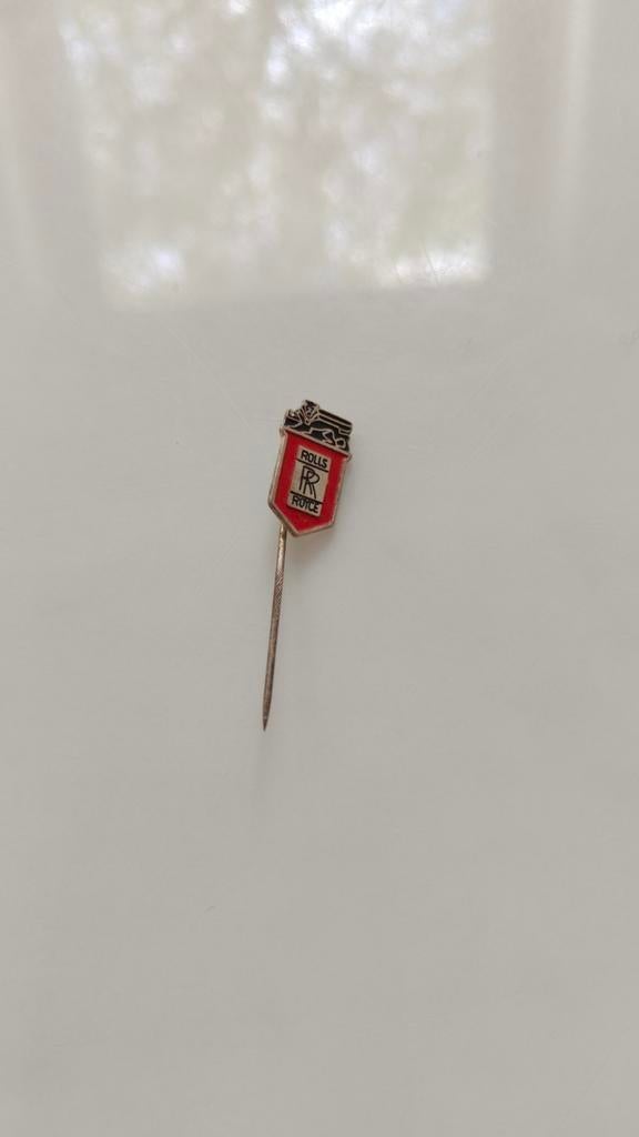 Vintage Rolls Royce Speldje / Pin, Ophalen of Verzenden, Gebruikt, Merk, Speldje of Pin