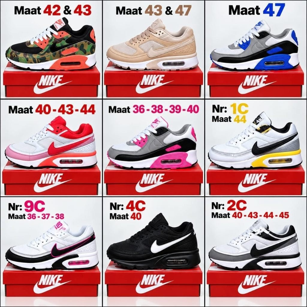 Nike air max BW classic 36 tm 47 verschillende kleuren, Ophalen of Verzenden, Nieuw, Overige kleuren