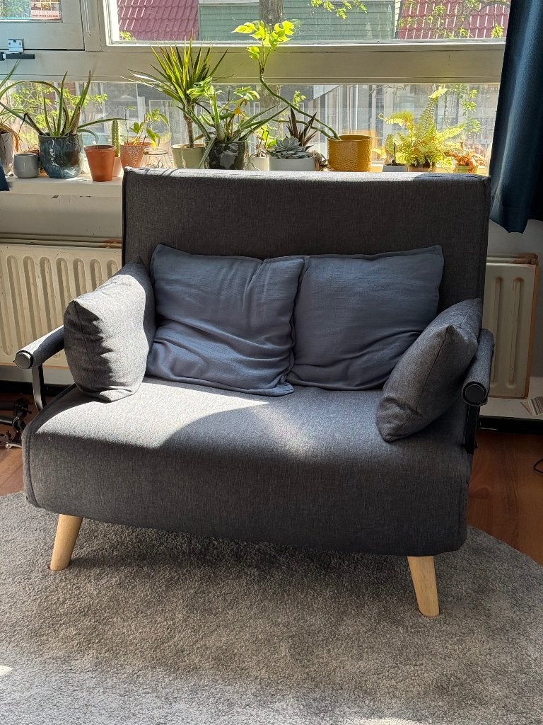 Slaapbank/Sleeper Couch, Huis en Inrichting, Banken | Sofa's en Chaises Longues, Ophalen, Gebruikt, Eenpersoons, Minder dan 75 cm
