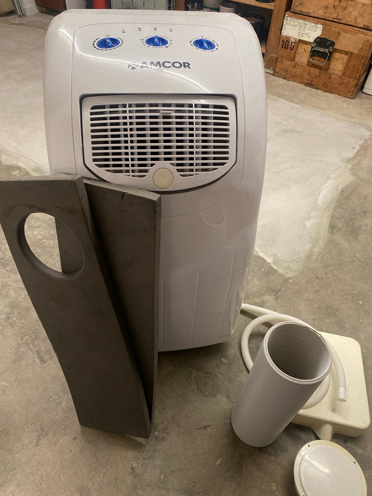 AMCOR Mobiele Airco - Verrijdbaar en Krachtig, Ophalen, Gebruikt, Minder dan 60 m³, 3 snelheden of meer