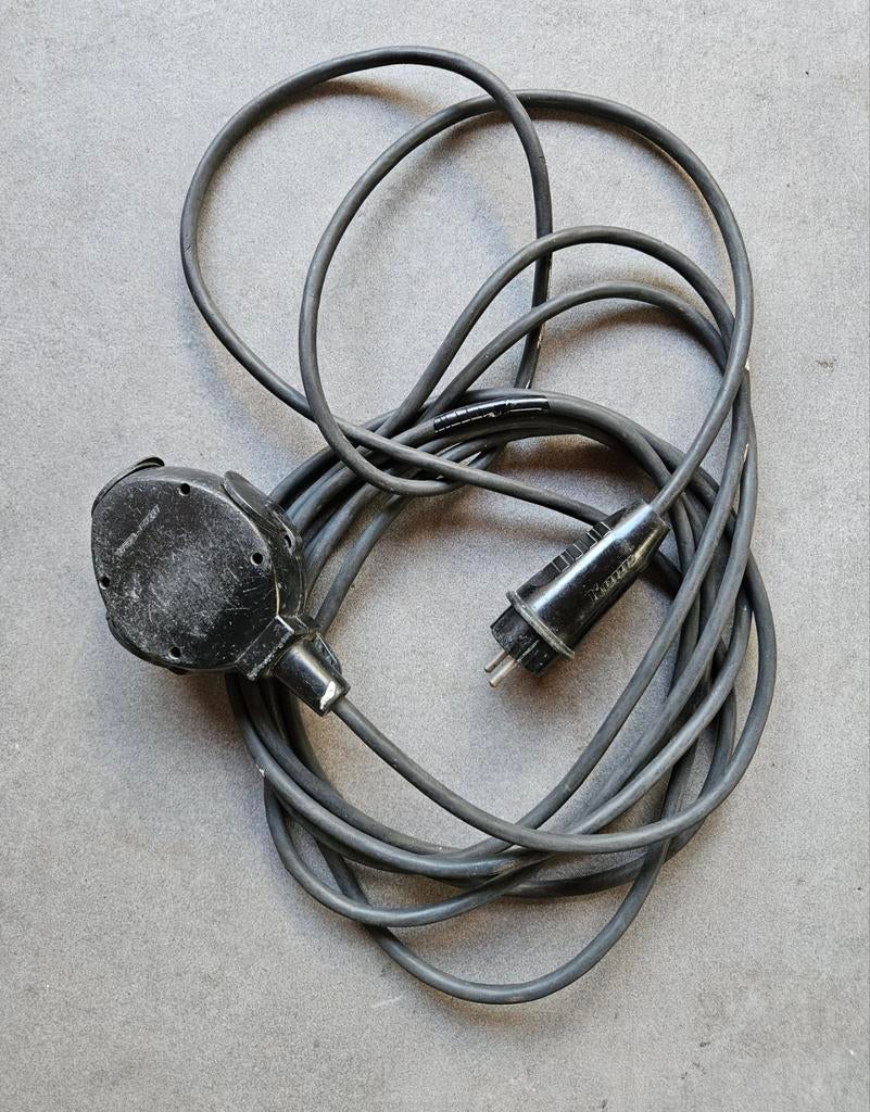 Verlengkabel met 3 stopcontacten, Ophalen of Verzenden, Gebruikt, Kabel of Snoer