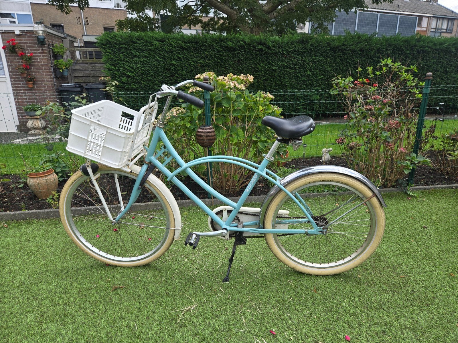 Fietsfabriek Beachcruiser Turquoise - Goede staat, Fietsen en Brommers, Ophalen, Gebruikt, Overige merken