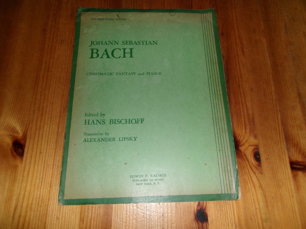 J. S. Bach - chromatic fantasy und fugue, Gebruikt, Klassiek, Ophalen of Verzenden, Artiest of Componist