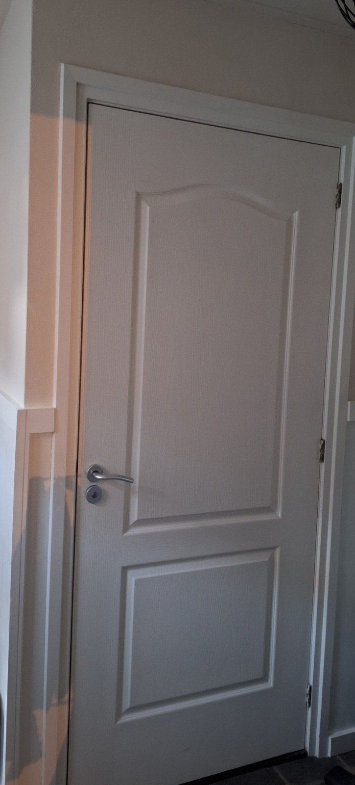 4x witte stompe binnendeur, Ophalen, Zo goed als nieuw, Binnendeur, 200 tot 215 cm