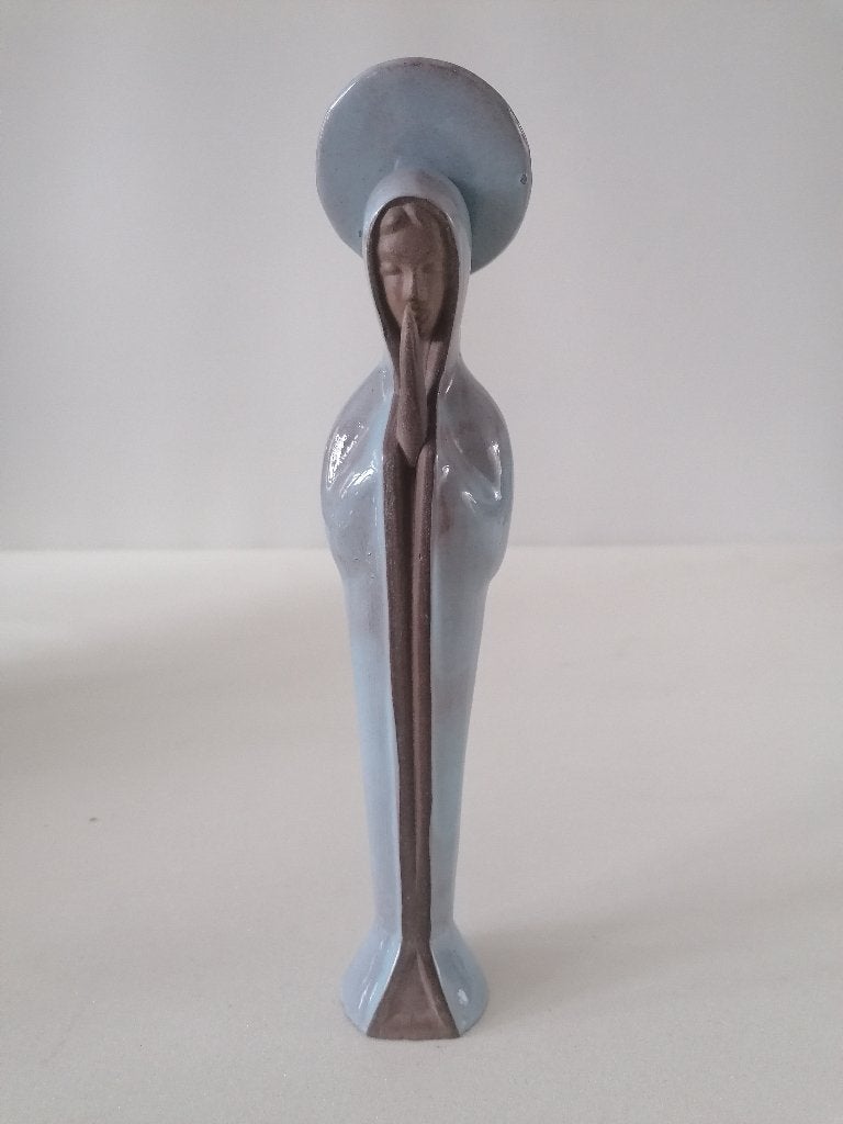 Paul Serste beeldje van een madonna izgst 24 cm hoog, Antiek en Kunst, Ophalen of Verzenden